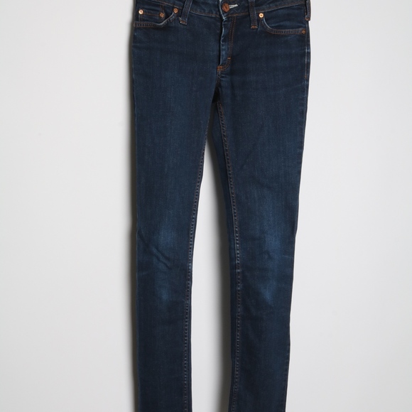 Womens Acne Jeans Blue Skinny KEX Soft Raw 24/32 - Picture 8 of 8